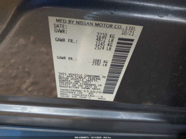 Nissan Leaf S Plus 62 Kwh 2022 1N4BZ1BV6NC553020 Image 9