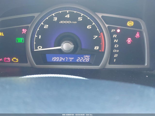 43909105 :رقم المزاد ، 2HGFA16808H316307 vin ، 2008 Honda Civic Ex مزاد بيع