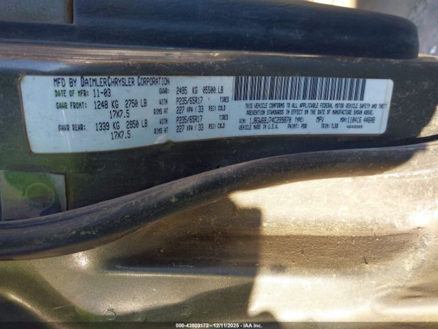 2004 JEEP GRAND CHEROKEE 1J8GW68J74C299870 Photo 8