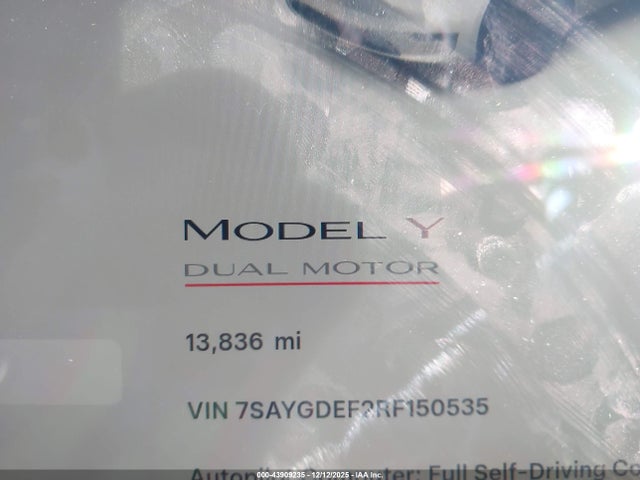 2024 TESLA MODEL Y 7SAYGDEF2RF150535 Photo 6