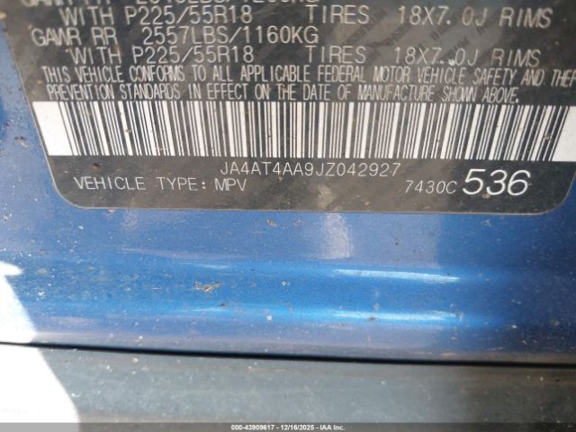 2018 MITSUBISHI ECLIPSE CROSS JA4AT4AA9JZ042927 Photo 8