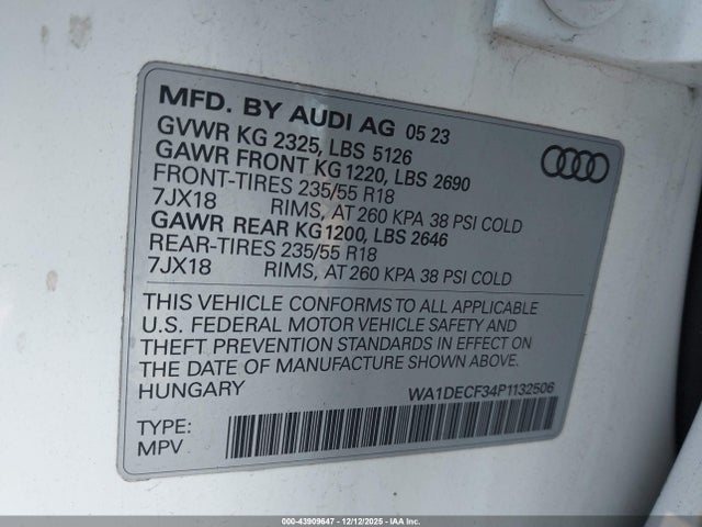 2023 AUDI Q3 WA1DECF34P1132506 Photo 8