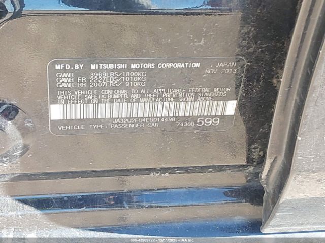 2014 MITSUBISHI LANCER JA32U2FU4EU014498 Photo 8