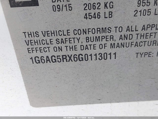 2016 CADILLAC ATS 1G6AG5RX6G0113011 Photo 8