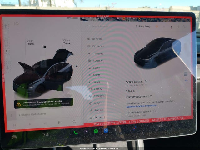 2026 TESLA MODEL Y 7SAYGDED5TF417138 Photo 6