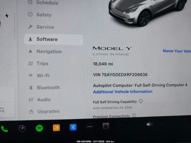 2024 TESLA MODEL Y 7SAYGDEDXRF206638 Photo 6