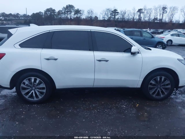 43910098 :رقم المزاد ، 5FRYD4H44GB059729 vin ، 2016 Acura Mdx Technology   Acurawatch Plus Packages/technology Package مزاد بيع