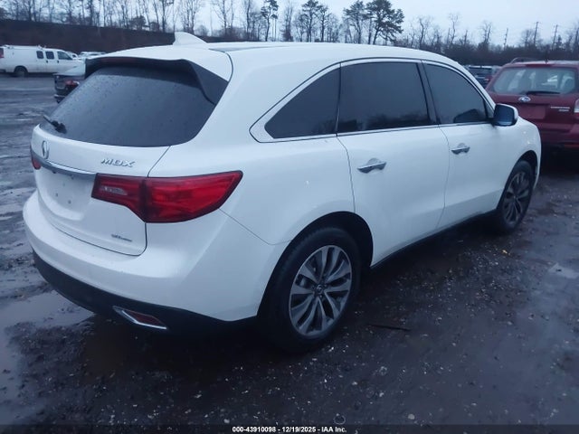 43910098 :رقم المزاد ، 5FRYD4H44GB059729 vin ، 2016 Acura Mdx Technology   Acurawatch Plus Packages/technology Package مزاد بيع