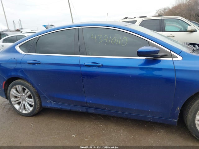 2015 Chrysler 200 Limited მანქანა იყიდება აუქციონზე, vin: 1C3CCCAB6FN751240, აუქციონის ნომერი: 43910110
