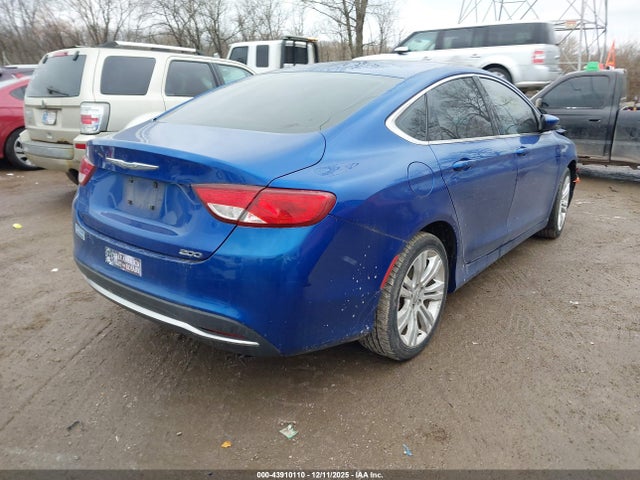 2015 Chrysler 200 Limited მანქანა იყიდება აუქციონზე, vin: 1C3CCCAB6FN751240, აუქციონის ნომერი: 43910110