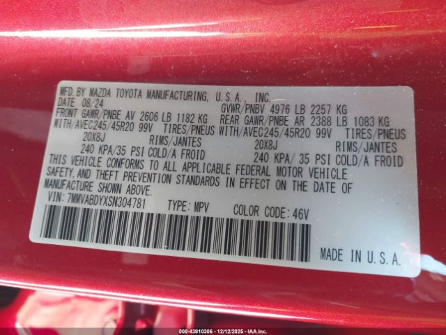 2025 MAZDA CX-50 7MMVABDYXSN304781 Photo 8