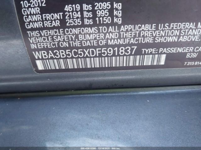 2013 BMW 328I WBA3B5C5XDF591837 Photo 8