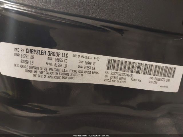 2013 FIAT 500E 3C3CFFGE7DT744496 Photo 8