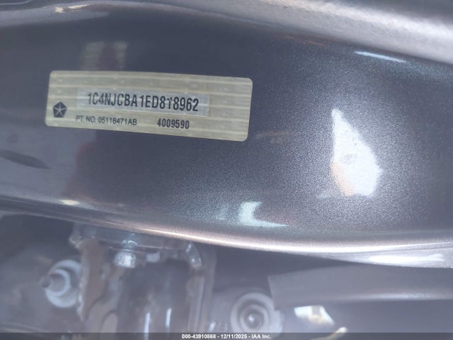 Jeep Compass Altitude 2014 1C4NJCBA1ED818962 Image 9