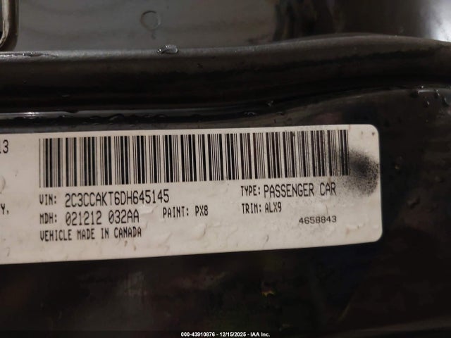 Продажа на аукционе авто 2013 Chrysler 300c Awd, vin: 2C3CCAKT6DH645145, номер лота: 43910876