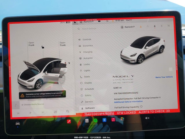 2023 TESLA MODEL Y 7SAYGDEE9PA183212 Photo 6