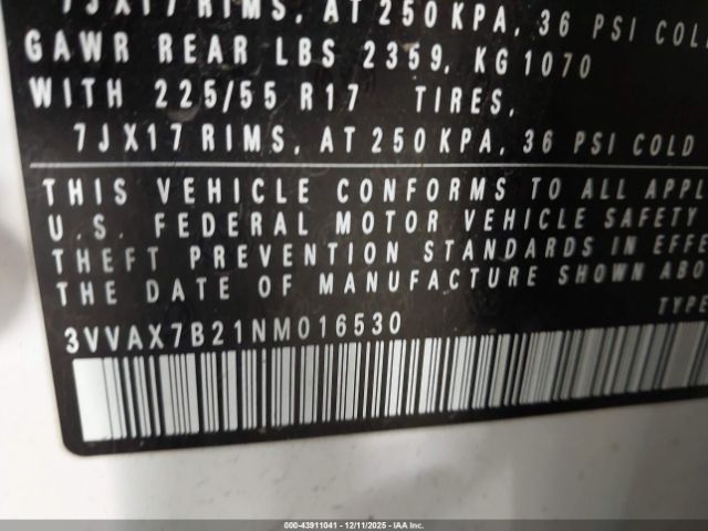 2022 VOLKSWAGEN TAOS 3VVAX7B21NM016530 Photo 8