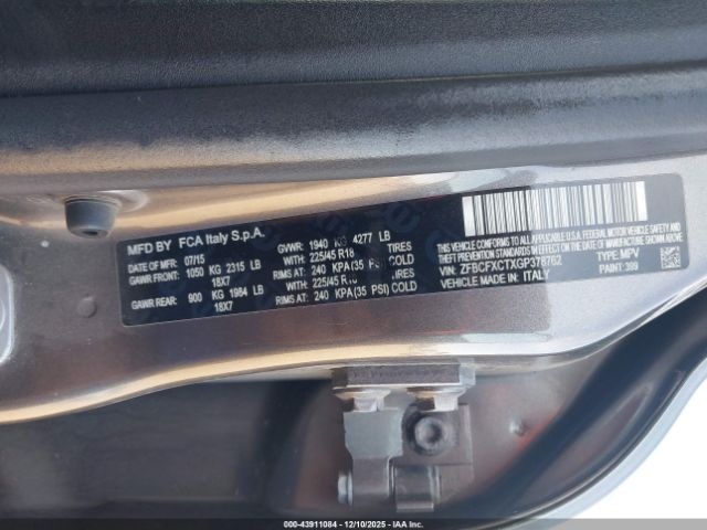 2016 FIAT 500X ZFBCFXCTXGP378762 Photo 8