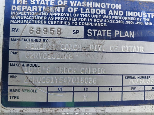 2005 OTHER OTHER 2GNUC51Y547015036 Photo 8