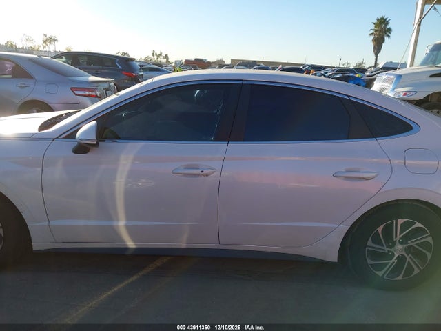 KMHL24JJ5LA010295 Hyundai Sonata Hybrid Blue