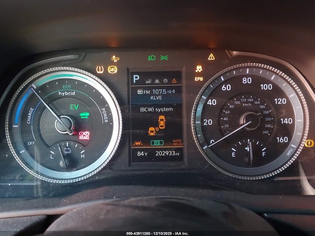 KMHL24JJ5LA010295 Hyundai Sonata Hybrid Blue