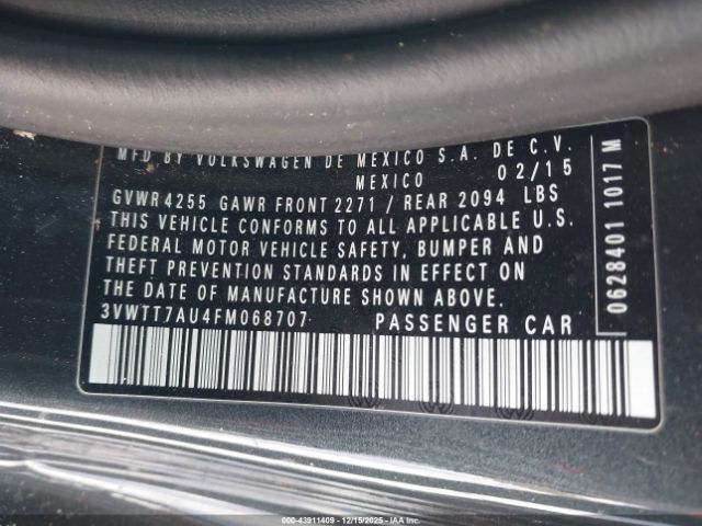 2015 VOLKSWAGEN GOLF GTI 3VWTT7AU4FM068707 Photo 8