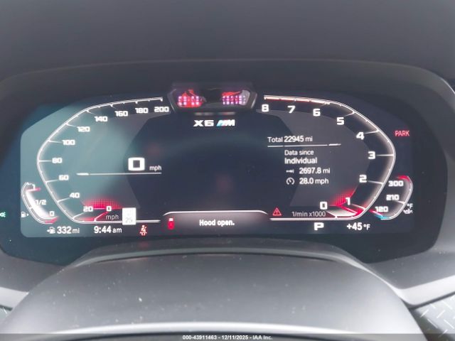 2021 BMW X6 M 5YMCY0C0XM9E11547 Photo 6