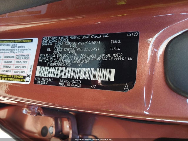 2024 LEXUS RX 350 2T2BAMCA0RC042359 Photo 8