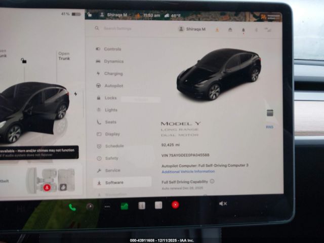 2023 TESLA MODEL Y 7SAYGDEE0PA045588 Photo 6