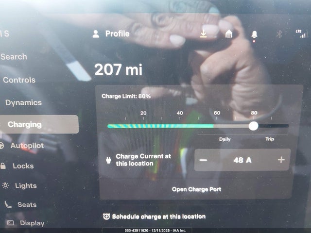 Продаж на аукціоні авто 2026 Tesla Model S Plaid, vin: 5YJSA1E64TF555841, номер лоту: 43911620