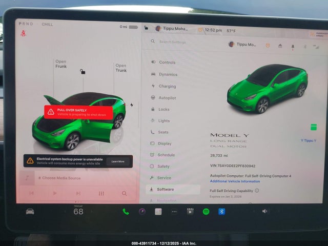 2023 TESLA MODEL Y 7SAYGDEE2PF830942 Photo 6