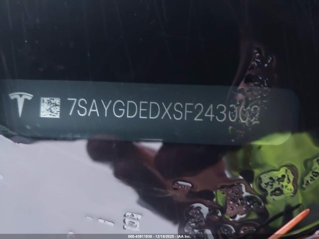 2025 TESLA MODEL Y 7SAYGDEDXSF243002 Photo 8