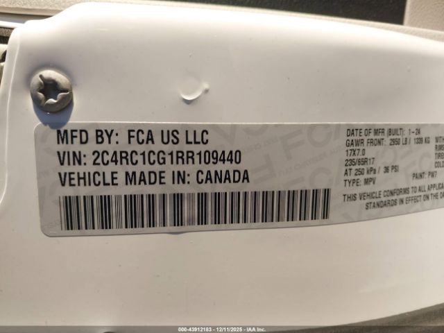 2024 CHRYSLER VOYAGER 2C4RC1CG1RR109440 Photo 8