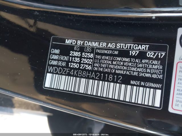 2017 MERCEDES-BENZ E 300 WDDZF4KB8HA211812 Photo 8