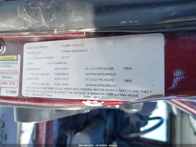 2007 JEEP WRANGLER 1J8FA54137L170636 Photo 8