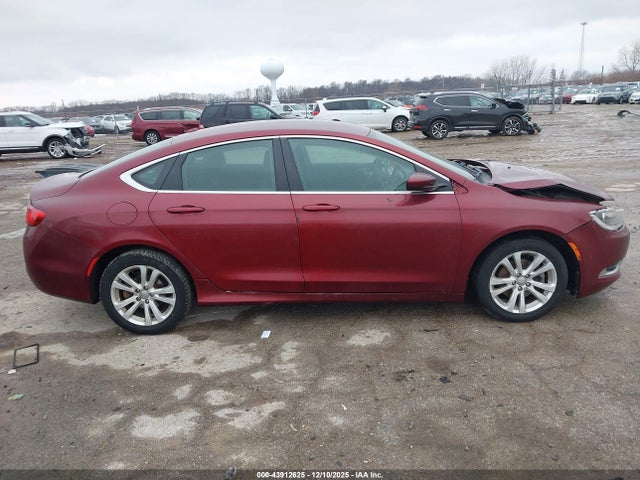 2015 Chrysler 200 Limited მანქანა იყიდება აუქციონზე, vin: 1C3CCCAB3FN744505, აუქციონის ნომერი: 43912625