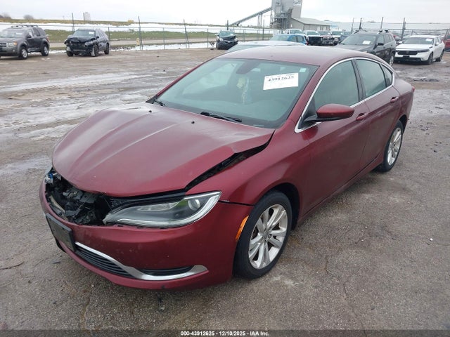 2015 Chrysler 200 Limited მანქანა იყიდება აუქციონზე, vin: 1C3CCCAB3FN744505, აუქციონის ნომერი: 43912625