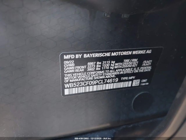 2023 BMW IX WB523CF09PCL74619 Photo 8