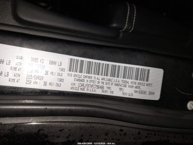 2015 JEEP GRAND CHEROKEE 1C4RJFBTXFC796486 Photo 8