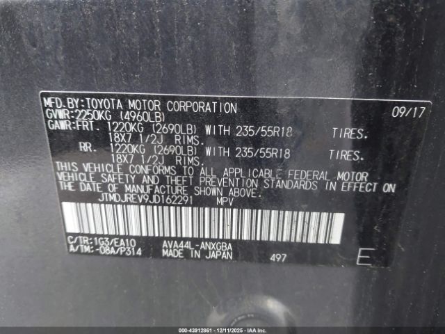 2018 TOYOTA RAV4 HYBRID JTMDJREV9JD162291 Photo 8