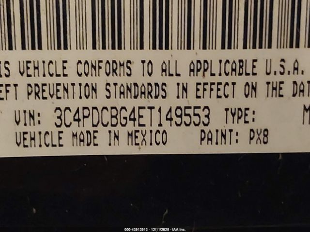 2014 DODGE JOURNEY 3C4PDCBG4ET149553 Photo 8