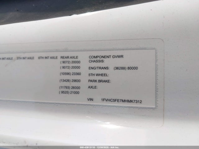 Freightliner M2 112 2021 1FVHC5FE7MHMK7312 Image 9