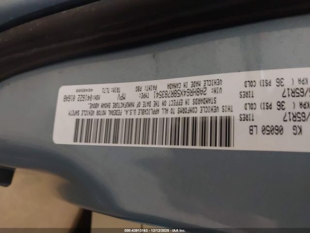 2008 CHRYSLER TOWN & COUNTRY 2A8HR64X58R783541 Photo 8