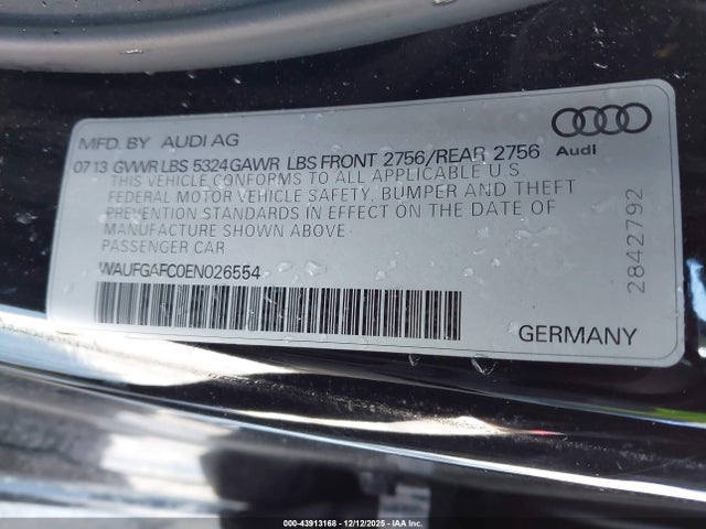 2014 AUDI A6 WAUFGAFC0EN026554 Photo 8