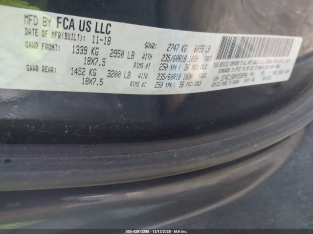 2019 CHRYSLER PACIFICA 2C4RC1BG0KR589946 Photo 8