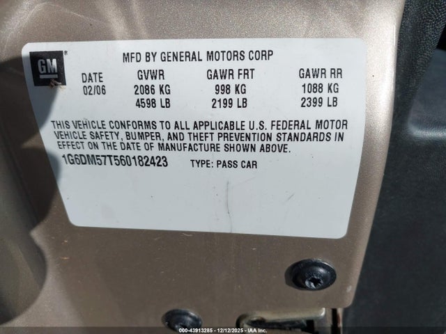 2006 CADILLAC CTS 1G6DM57T560182423 Photo 8