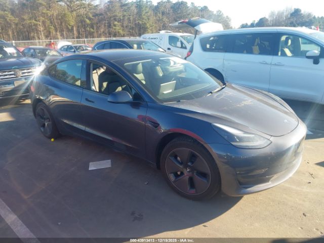 2022 TESLA MODEL 3 5YJ3E1EBXNF122484