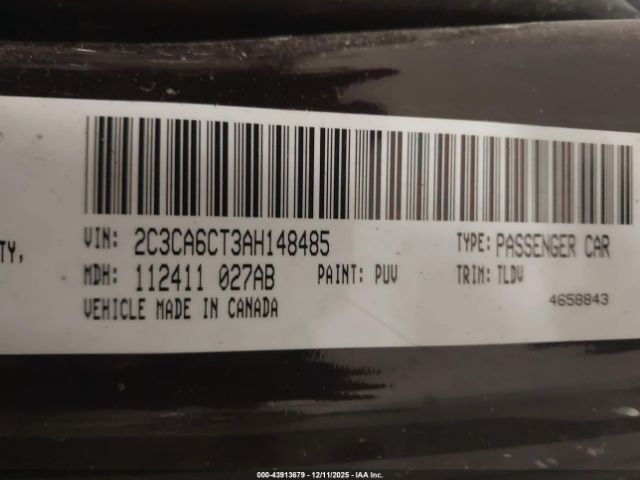 2010 CHRYSLER 300C 2C3CA6CT3AH148485 Photo 8