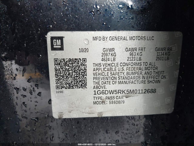 2021 CADILLAC CT5 1G6DW5RK5M0112688 Photo 8