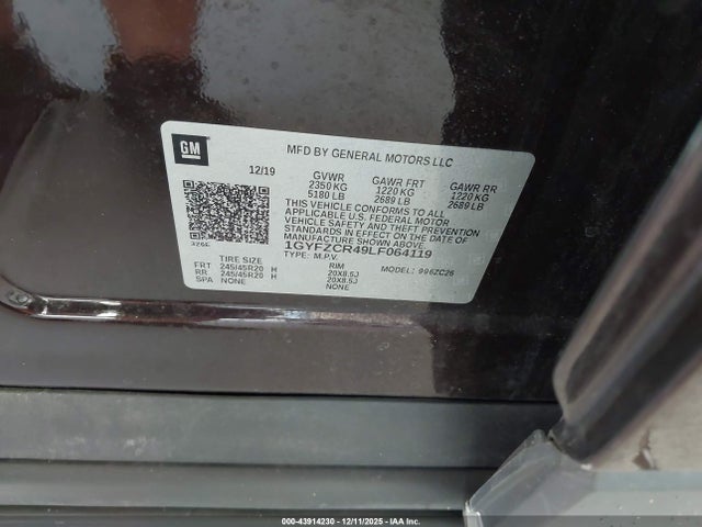 2020 CADILLAC XT4 1GYFZCR49LF064119 Photo 8